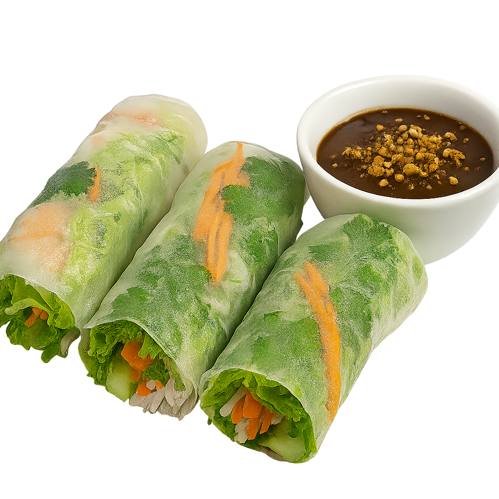 Spring Rolls with dipping sauce
